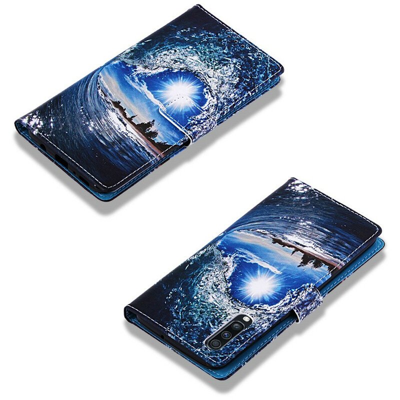 Fodral Samsung Galaxy A70 Med Kedjar Daydreams Lanyard Landscape