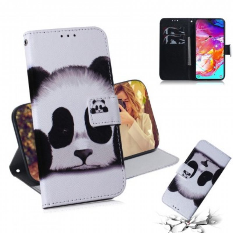 Fodral Samsung Galaxy A70 Panda Ansikte