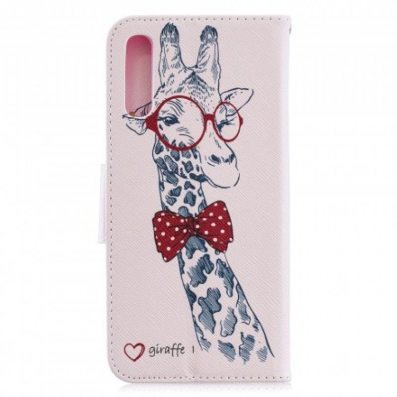 Folio-fodral Samsung Galaxy A70 Brainy Giraff