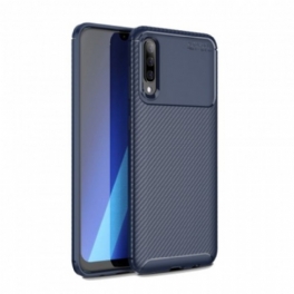 Skal Samsung Galaxy A70 Flexibel Kolfiberstruktur