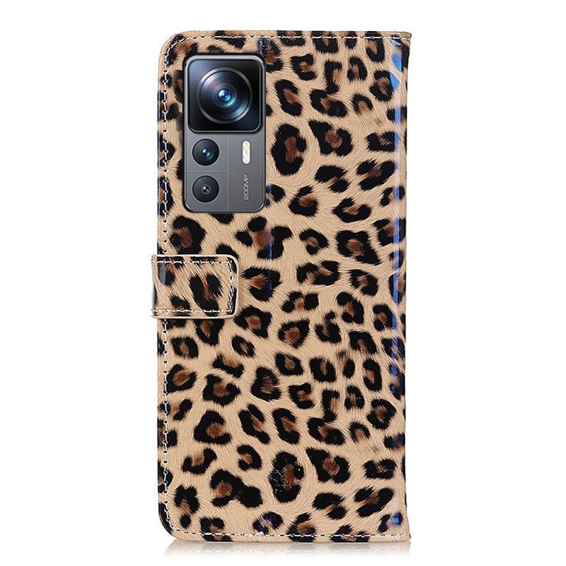 Fodral Xiaomi 12T / 12T Pro Leopard Hudstil