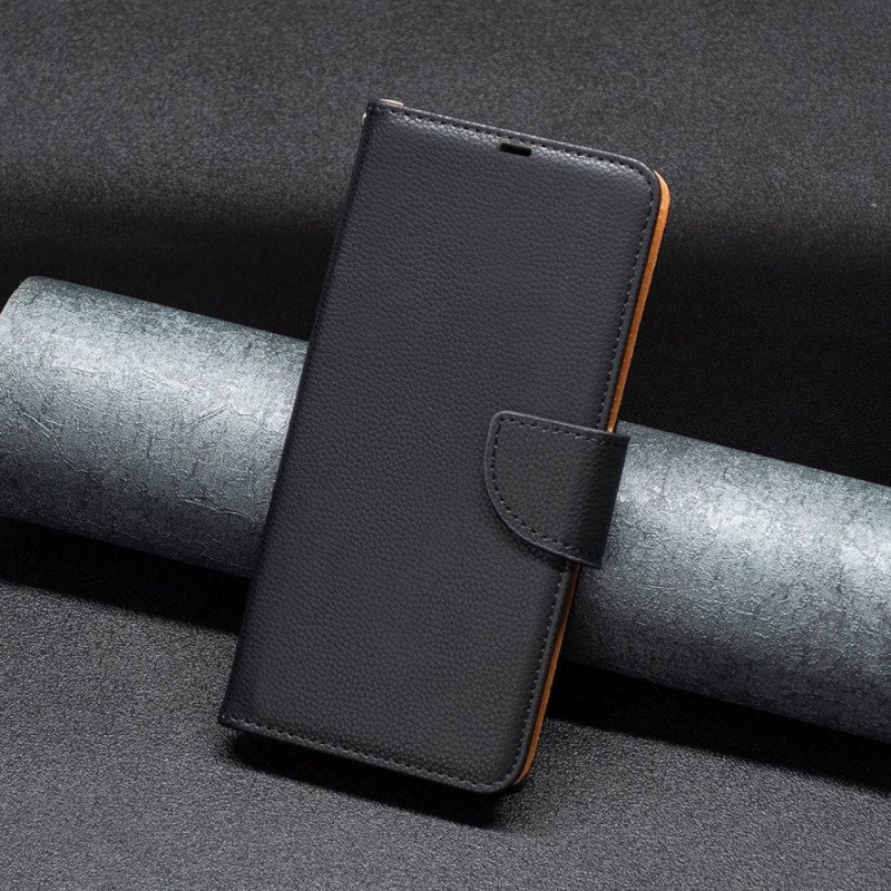 Fodral Xiaomi 12T / 12T Pro Med Kedjar Strappy Litchi Läder Style