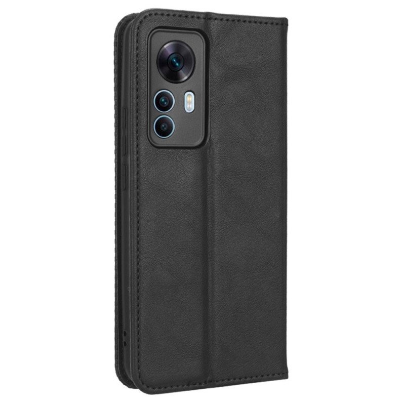 Folio-fodral Xiaomi 12T / 12T Pro Läderfodral Snygg