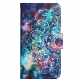 Folio-fodral Xiaomi 12T / 12T Pro Med Kedjar Flashig Strappy Mandala