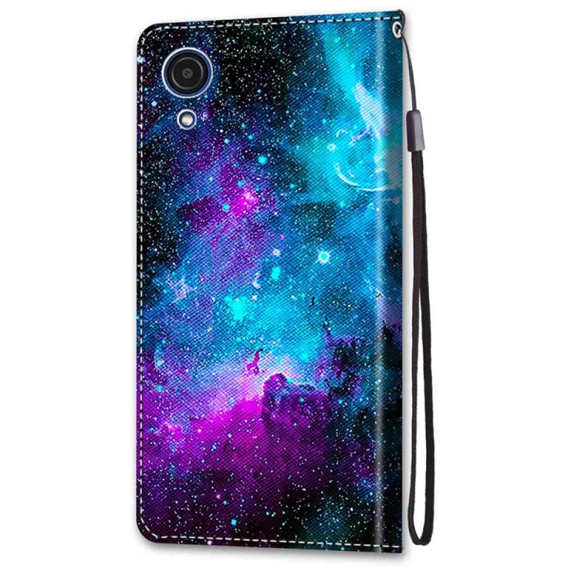 Folio-fodral Samsung Galaxy A03 Core Kosmisk Himmel