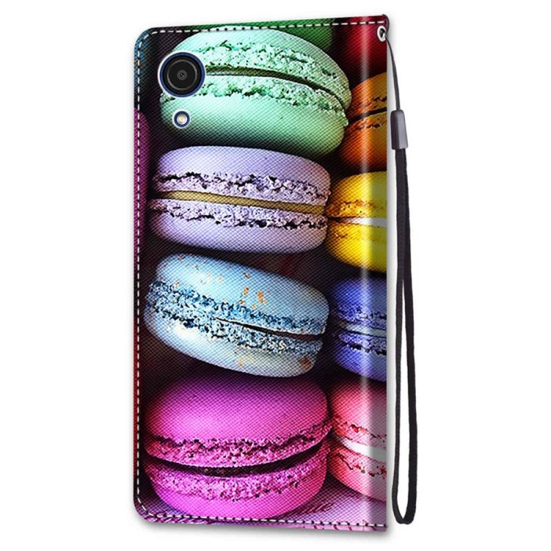 Folio-fodral Samsung Galaxy A03 Core Macarons