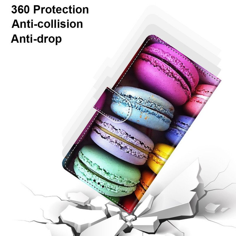 Folio-fodral Samsung Galaxy A03 Core Macarons