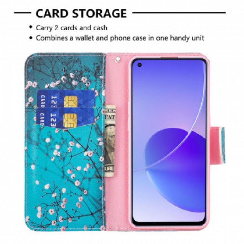 Fodral Oppo Reno 6 5G Blommande Grenar