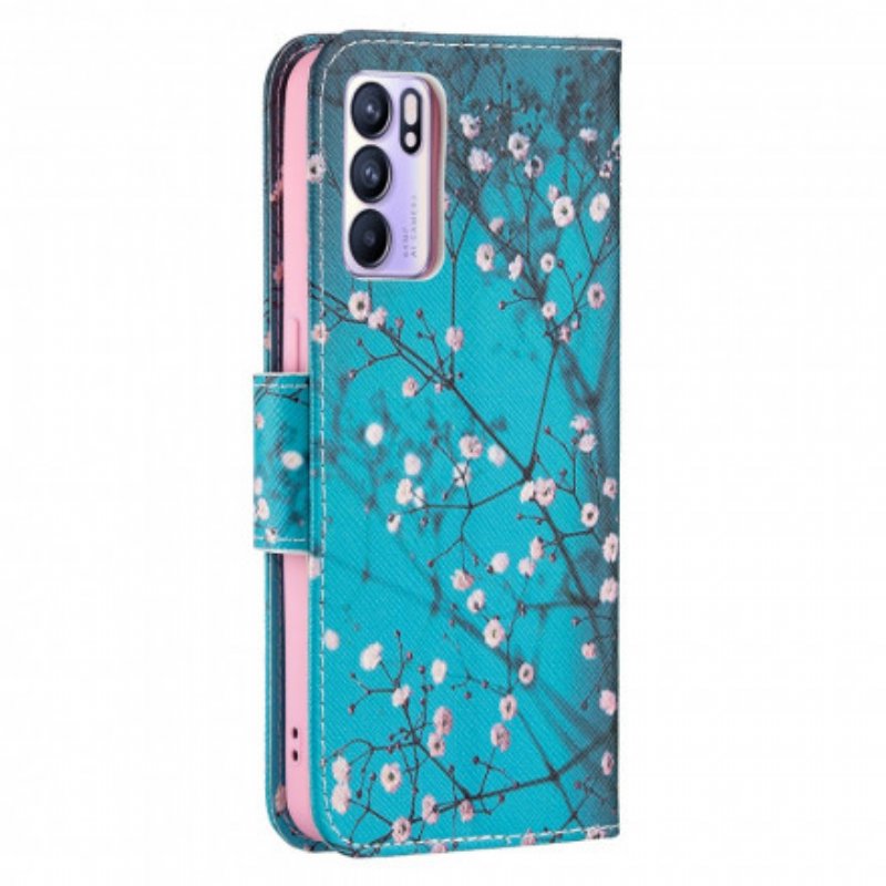 Fodral Oppo Reno 6 5G Blommande Grenar