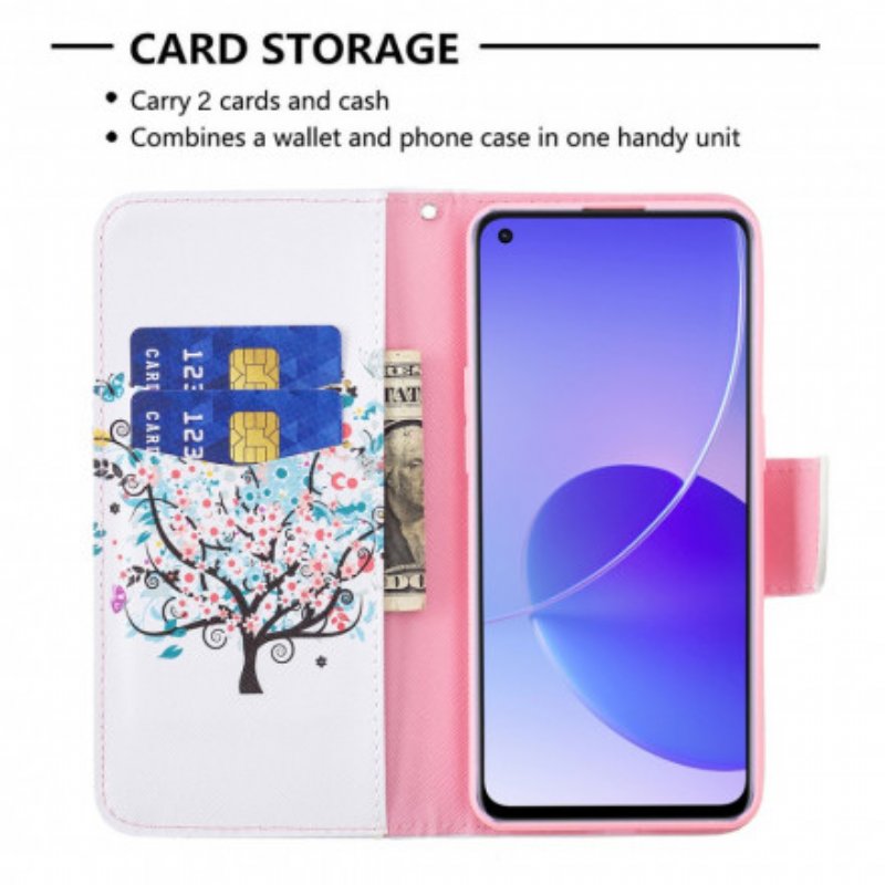 Fodral Oppo Reno 6 5G Blommande Träd