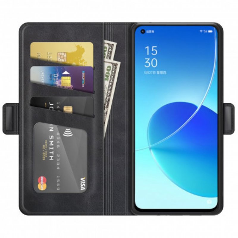 Fodral Oppo Reno 6 5G Dubbel Stängning