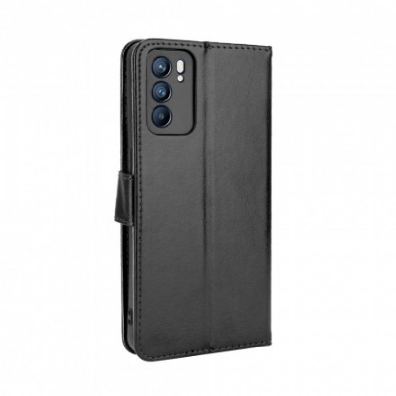 Folio-fodral Oppo Reno 6 5G Flashig Konstläder