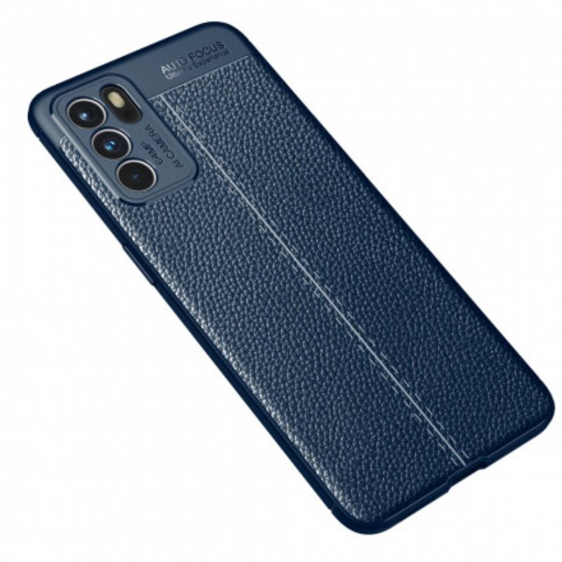 Skal Oppo Reno 6 5G Litchi Lädereffekt