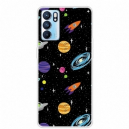 Skal Oppo Reno 6 5G Planet Galaxy