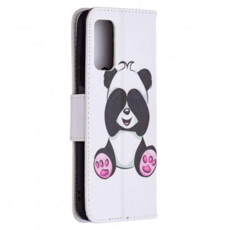 Folio-fodral Poco M3 Panda Kul