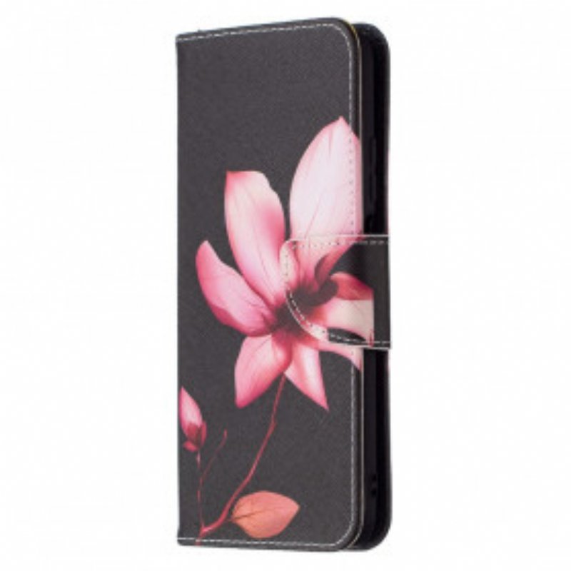 Folio-fodral Poco M3 Rosa Blomma