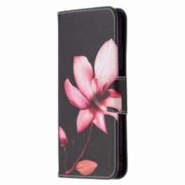 Folio-fodral Poco M3 Rosa Blomma