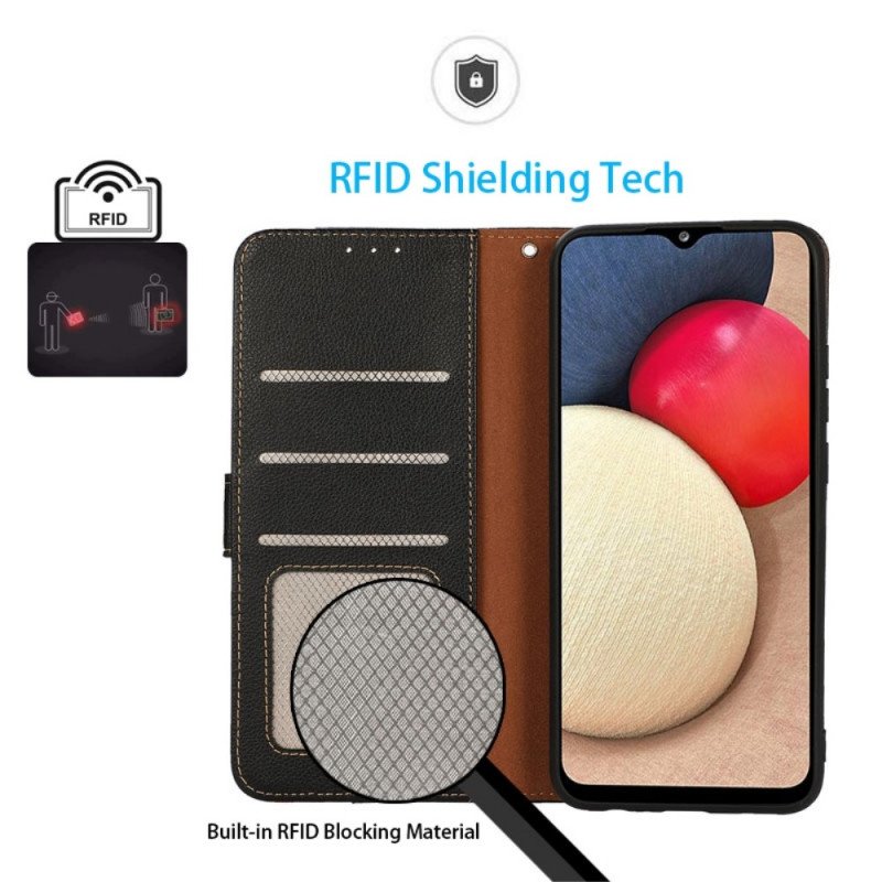 Fodral Realme GT2 Pro Lychee Style Rfid Khazneh