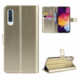 Fodral Samsung Galaxy A50 Faux Leather Square