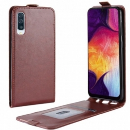 Fodral Samsung Galaxy A50 Folio-fodral Vikbar Lädereffekt