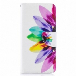 Folio-fodral Samsung Galaxy A50 Akvarell Blomma