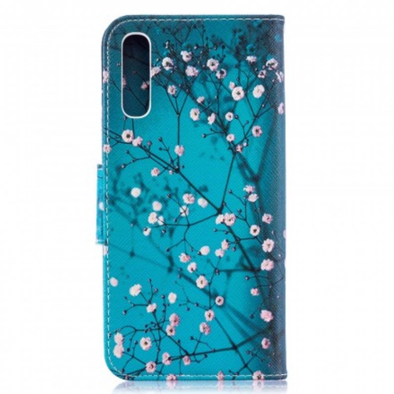 Folio-fodral Samsung Galaxy A50 Blommande Träd