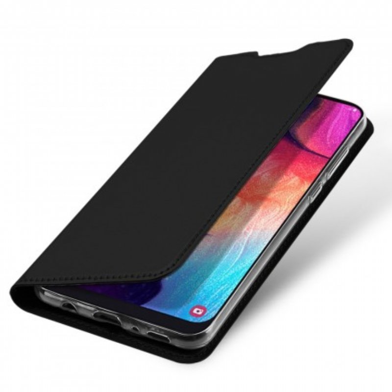 Folio-fodral Samsung Galaxy A50 Läderfodral Första Klass Serien