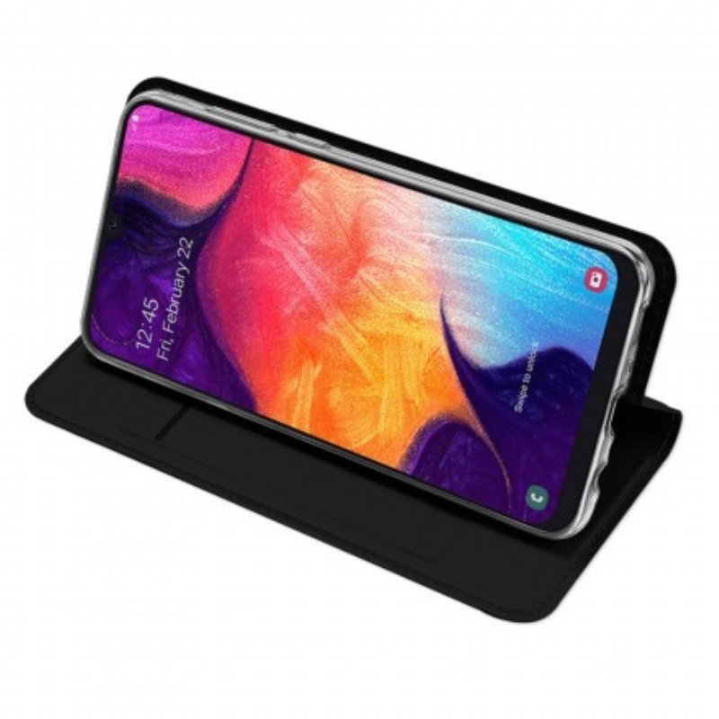 Folio-fodral Samsung Galaxy A50 Läderfodral Första Klass Serien