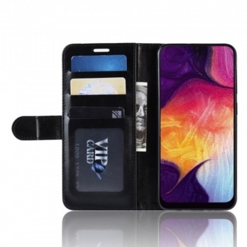 Folio-fodral Samsung Galaxy A50 Ultra Konstläder