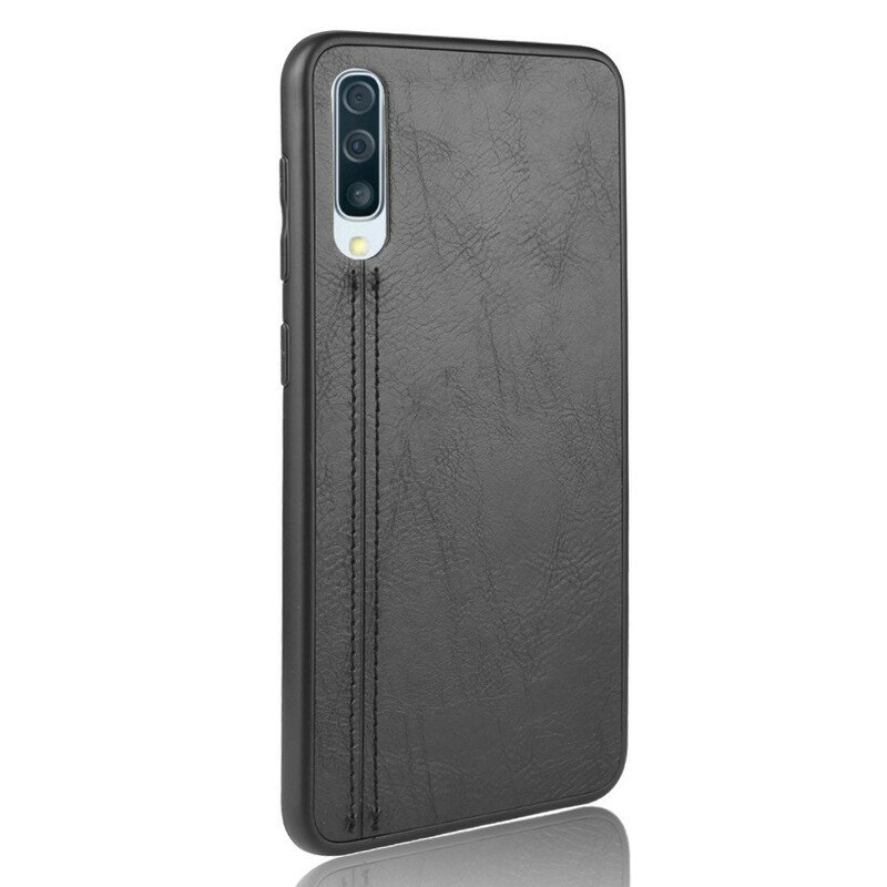 Skal Samsung Galaxy A50 Couture Lädereffekt