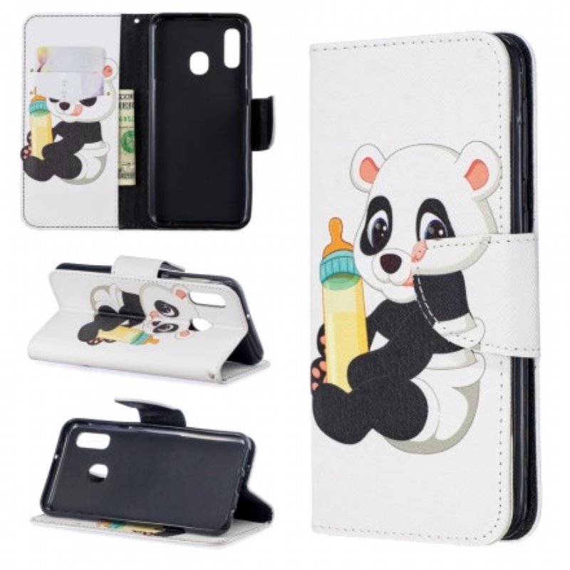 Fodral Samsung Galaxy A20e Baby Panda