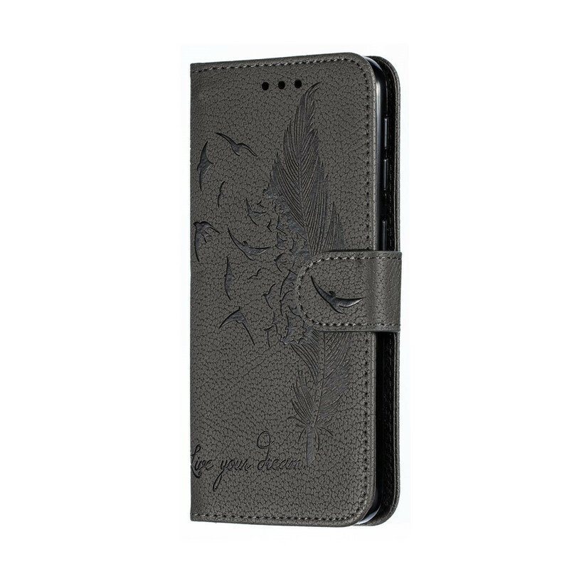 Fodral Samsung Galaxy A20e Faux Leather Lev Din Dröm