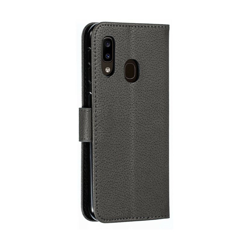 Fodral Samsung Galaxy A20e Faux Leather Lev Din Dröm