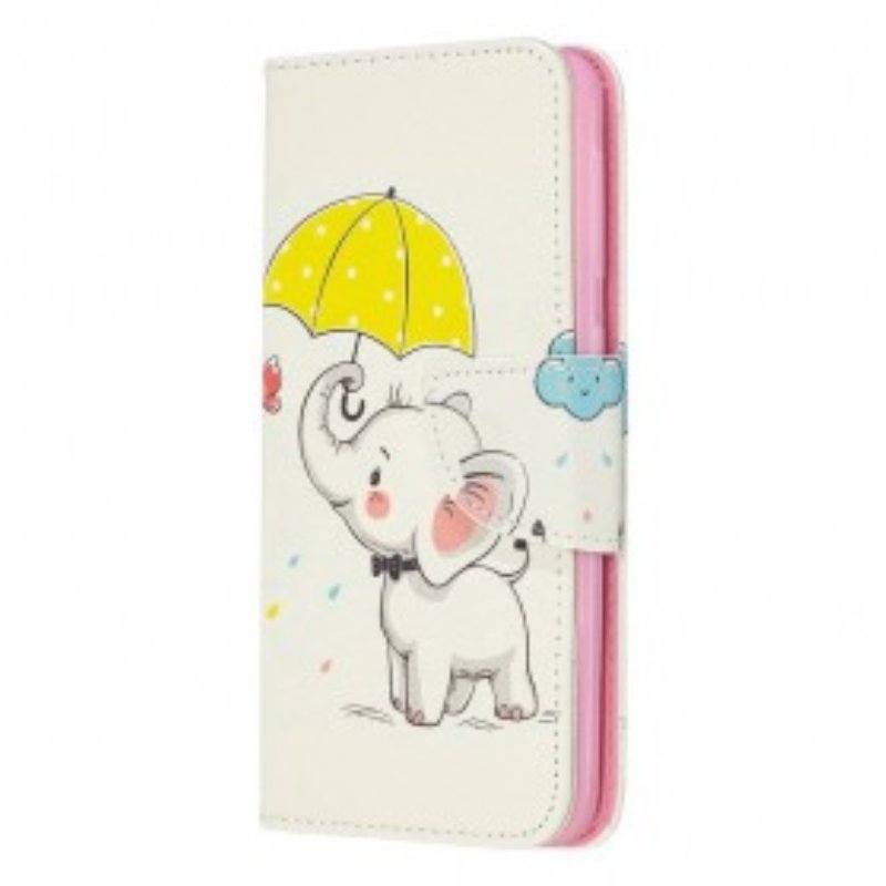 Folio-fodral Samsung Galaxy A20e Baby Elefant