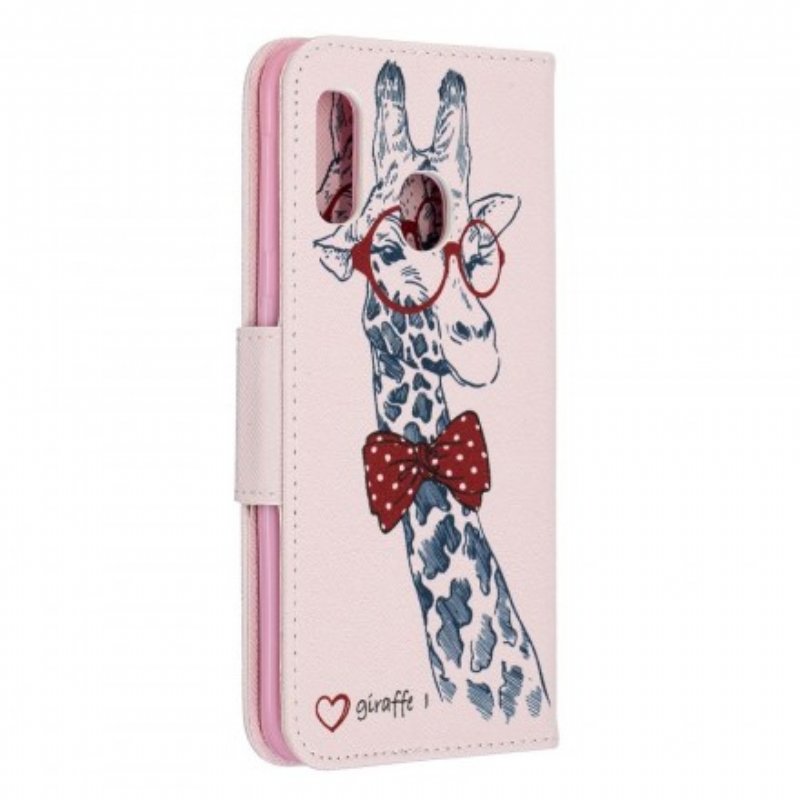 Folio-fodral Samsung Galaxy A20e Brainy Giraff