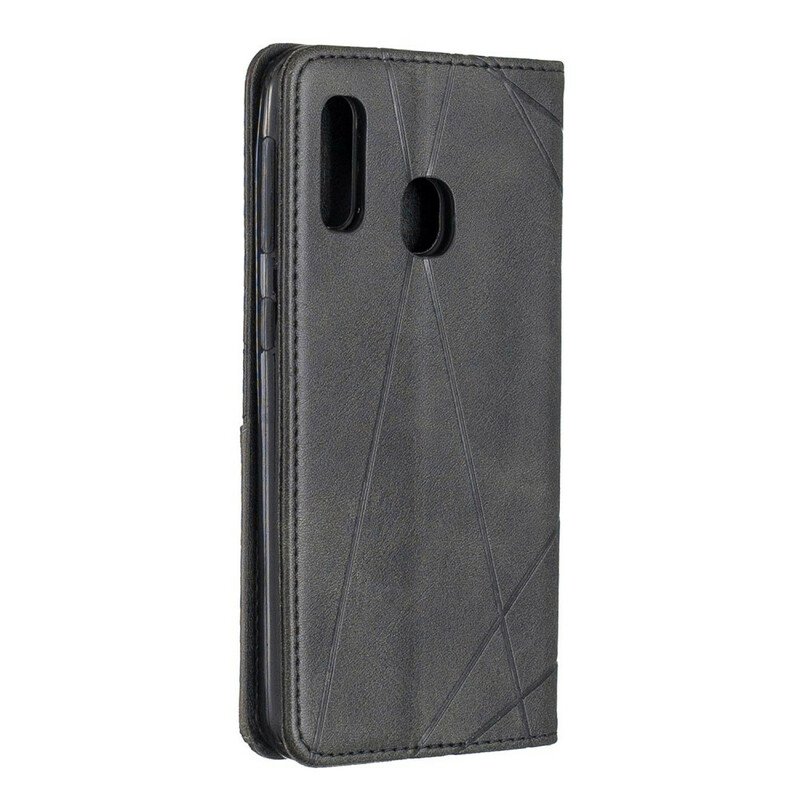 Folio-fodral Samsung Galaxy A20e Läderfodral Artist Stil