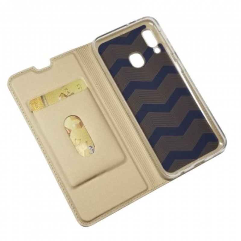 Folio-fodral Samsung Galaxy A20e Läderfodral Skin Pro Dux Ducis