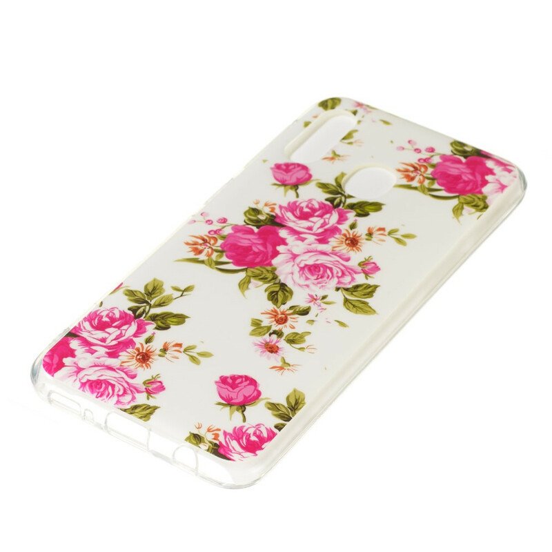 Skal Samsung Galaxy A20e Fluorescerande Liberty Flowers