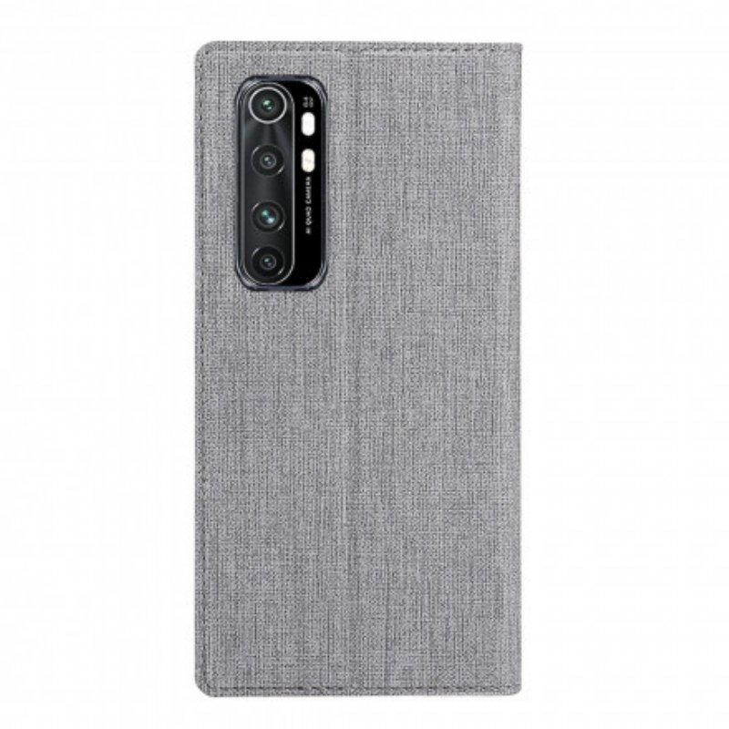 Folio-fodral Xiaomi Mi Note 10 Lite Läderfodral Strukturerad Vili Dmx