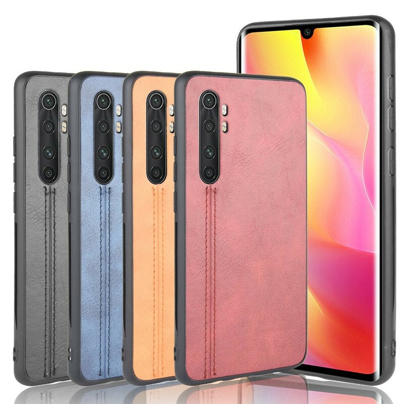 Skal Xiaomi Mi Note 10 Lite Couture Lädereffekt