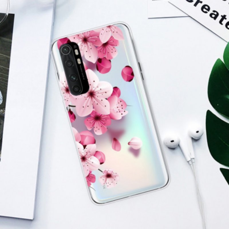 Skal Xiaomi Mi Note 10 Lite Ren Rosa Blomma