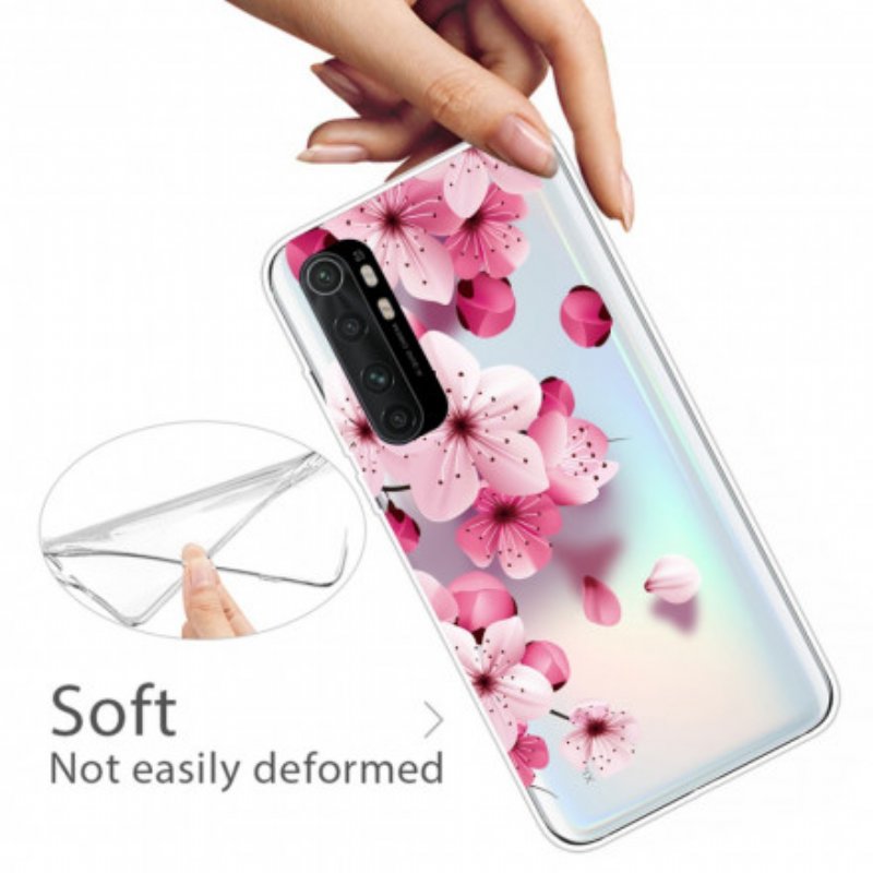 Skal Xiaomi Mi Note 10 Lite Ren Rosa Blomma