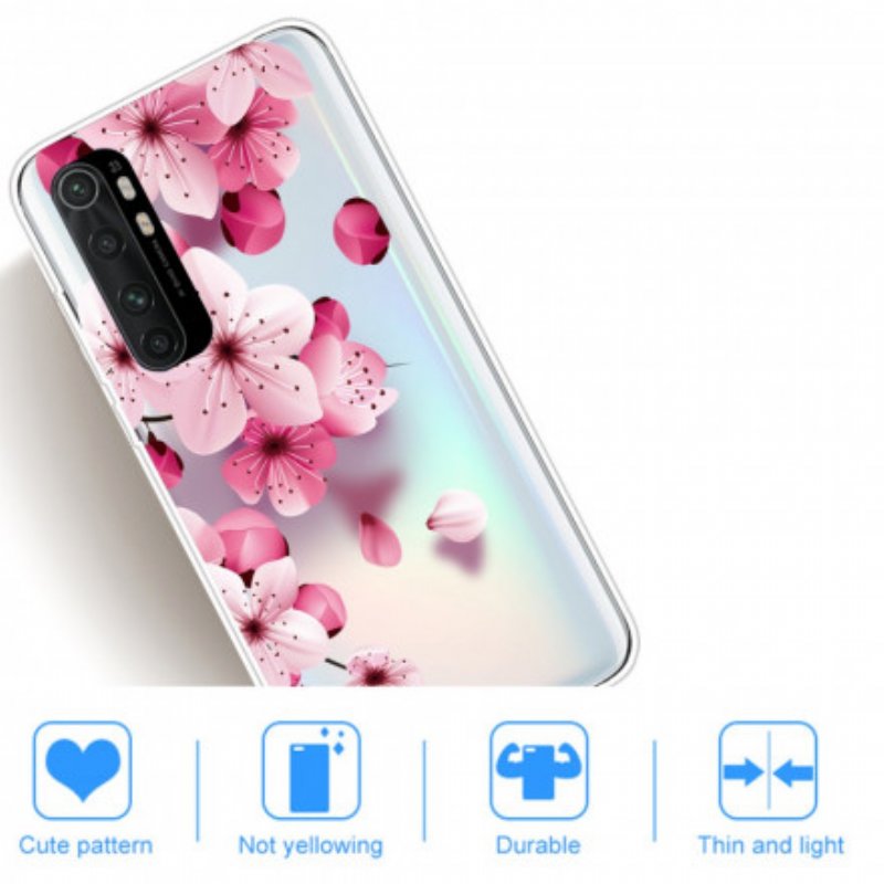 Skal Xiaomi Mi Note 10 Lite Ren Rosa Blomma