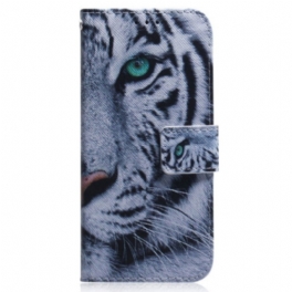 Fodral OnePlus Nord 2T 5G Med Kedjar Strappy White Tiger