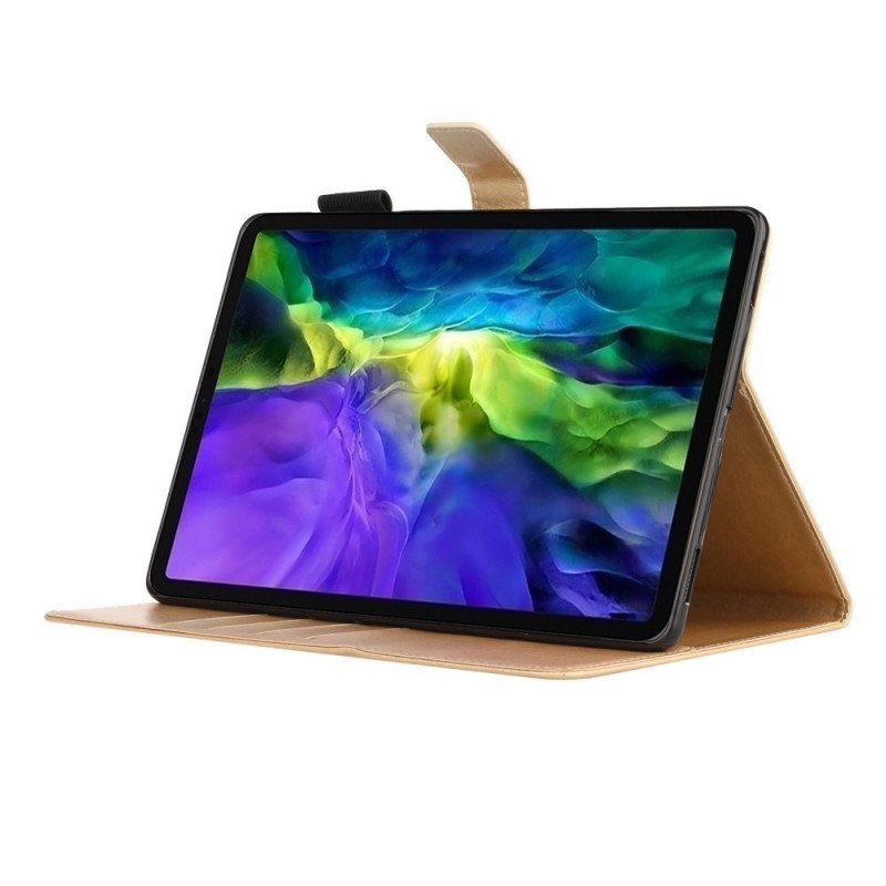 Läderfodral iPad Pro 11" (2021) Blommor