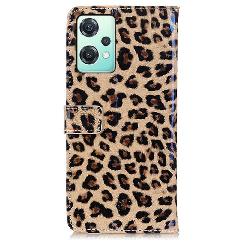 Fodral OnePlus Nord CE 2 Lite 5G Leopardhudeffekt