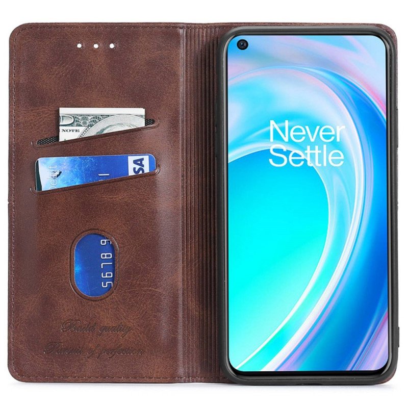 Folio-fodral OnePlus Nord CE 2 Lite 5G Läderfodral Sömar