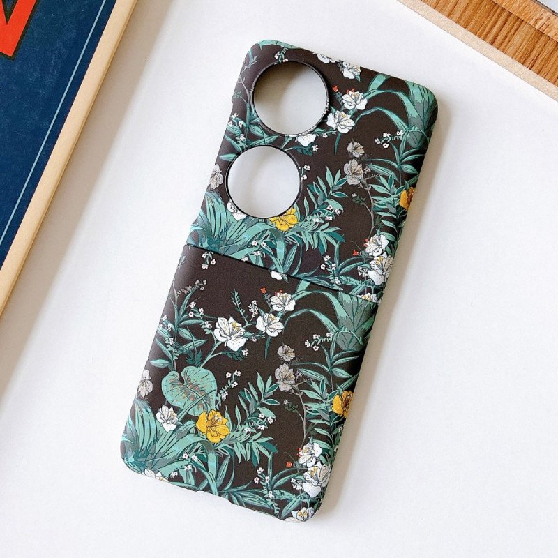 Skal Huawei P50 Pocket Blommor