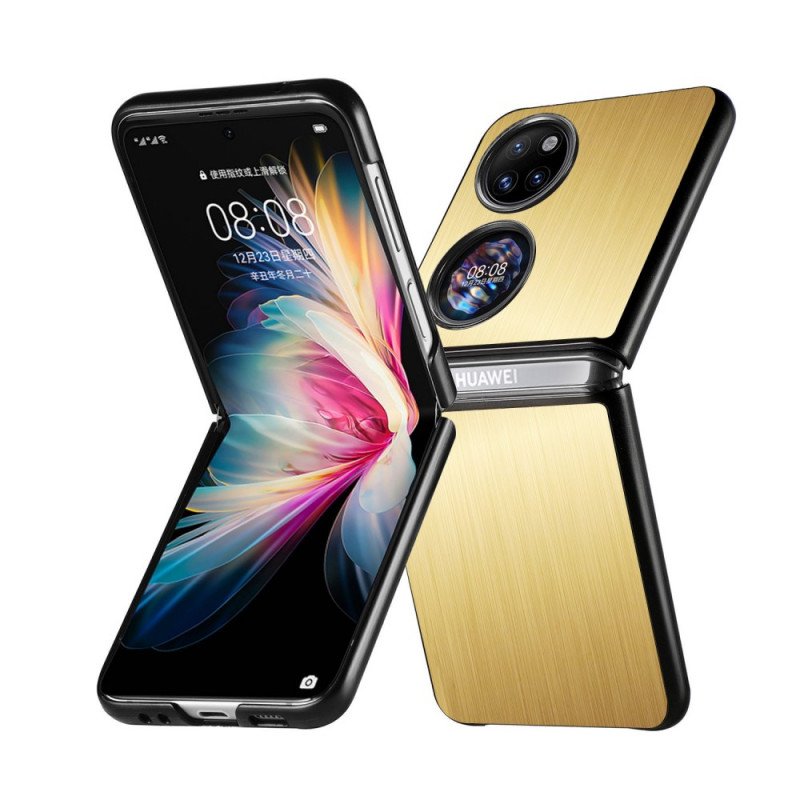 Skal Huawei P50 Pocket Borstad Metalleffekt