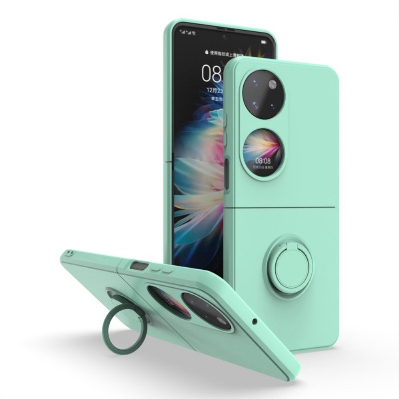 Skal Huawei P50 Pocket Matcha Med Ring-support